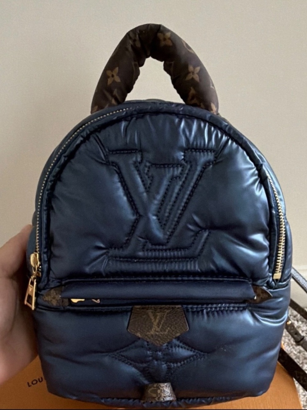 Louis vuitton palm spring mini blue - Picture 4 of 4